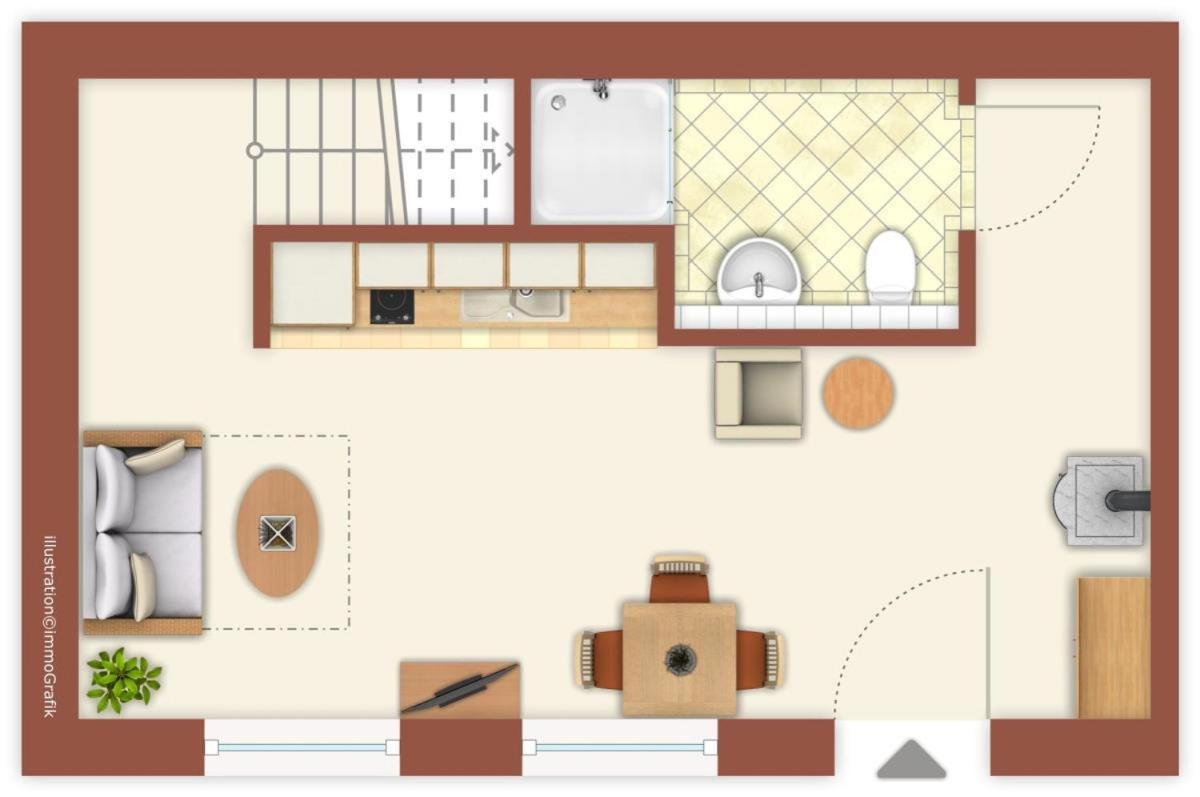 Baltische Rose Apartment Rostock Ngoại thất bức ảnh
